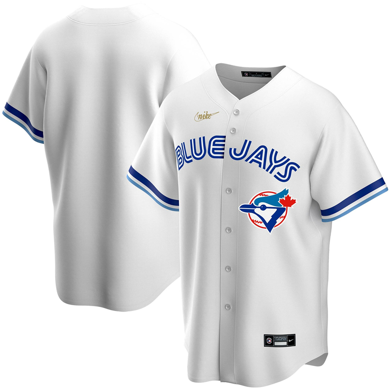 MLB Men Toronto Blue Jays Nike White Home Cooperstown Collection Team Jersey